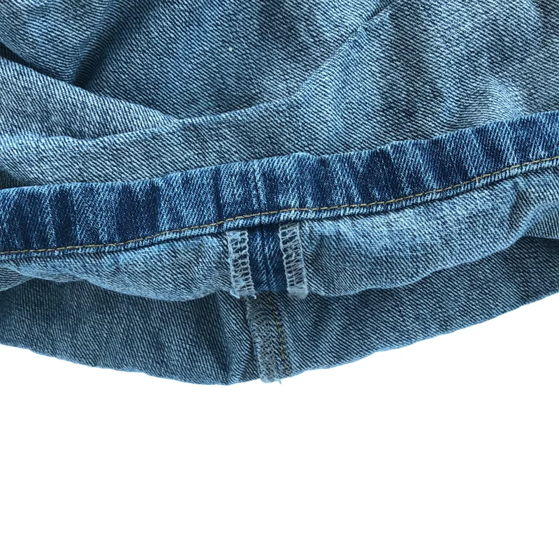 JOSE MOON / ジョゼムーン | HEM LAYERED DENIM PANTS デニムパンツ | 38 | レディース