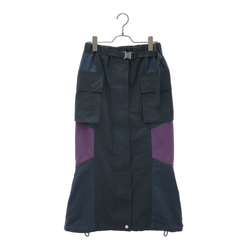 sacai / サカイ | 2021AW | Hybrid Cargo Skirt / コットン ナイロン ハイブリット カーゴスカート | 2 | レディース