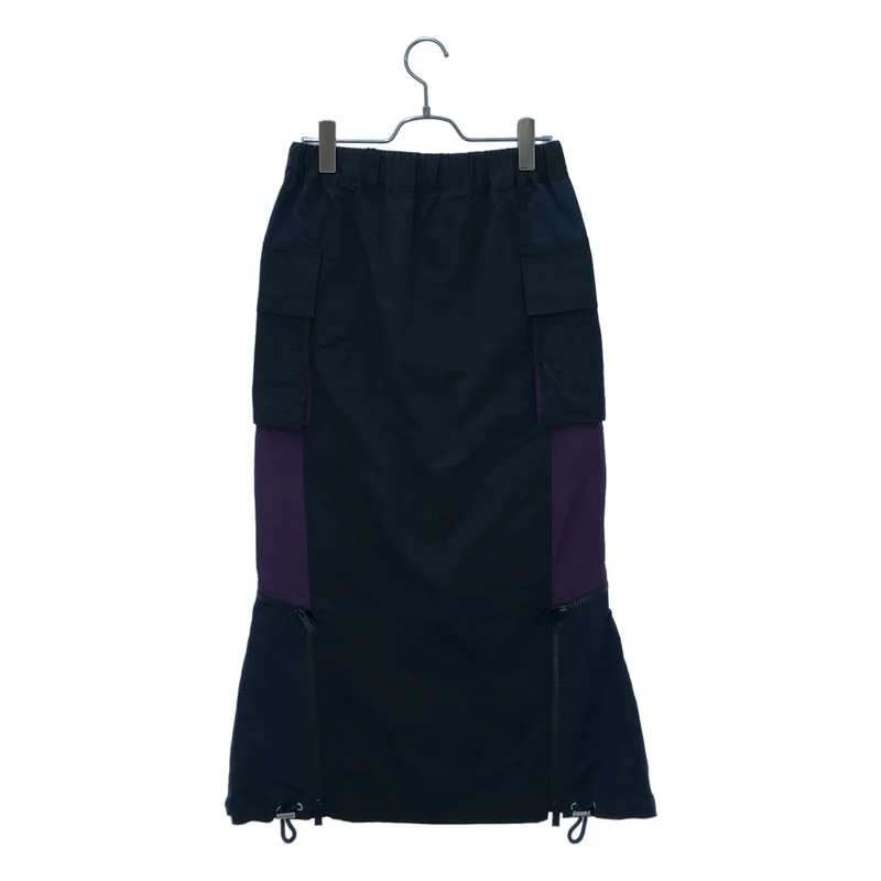 sacai / サカイ | 2021AW | Hybrid Cargo Skirt / コットン ナイロン ハイブリット カーゴスカート | 2 | レディース