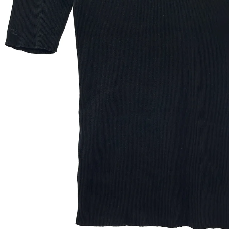 CHANEL / シャネル | リブ Tシャツ_半袖 C-TK-5914 | 40 | レディース