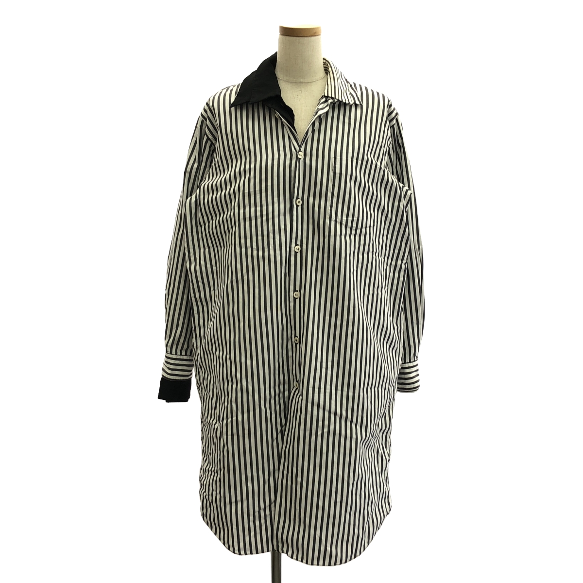 COMME des GARCONS / コムデギャルソン | 2011SS | 多重人格 ストライプ ロングブラウス | S | レディース