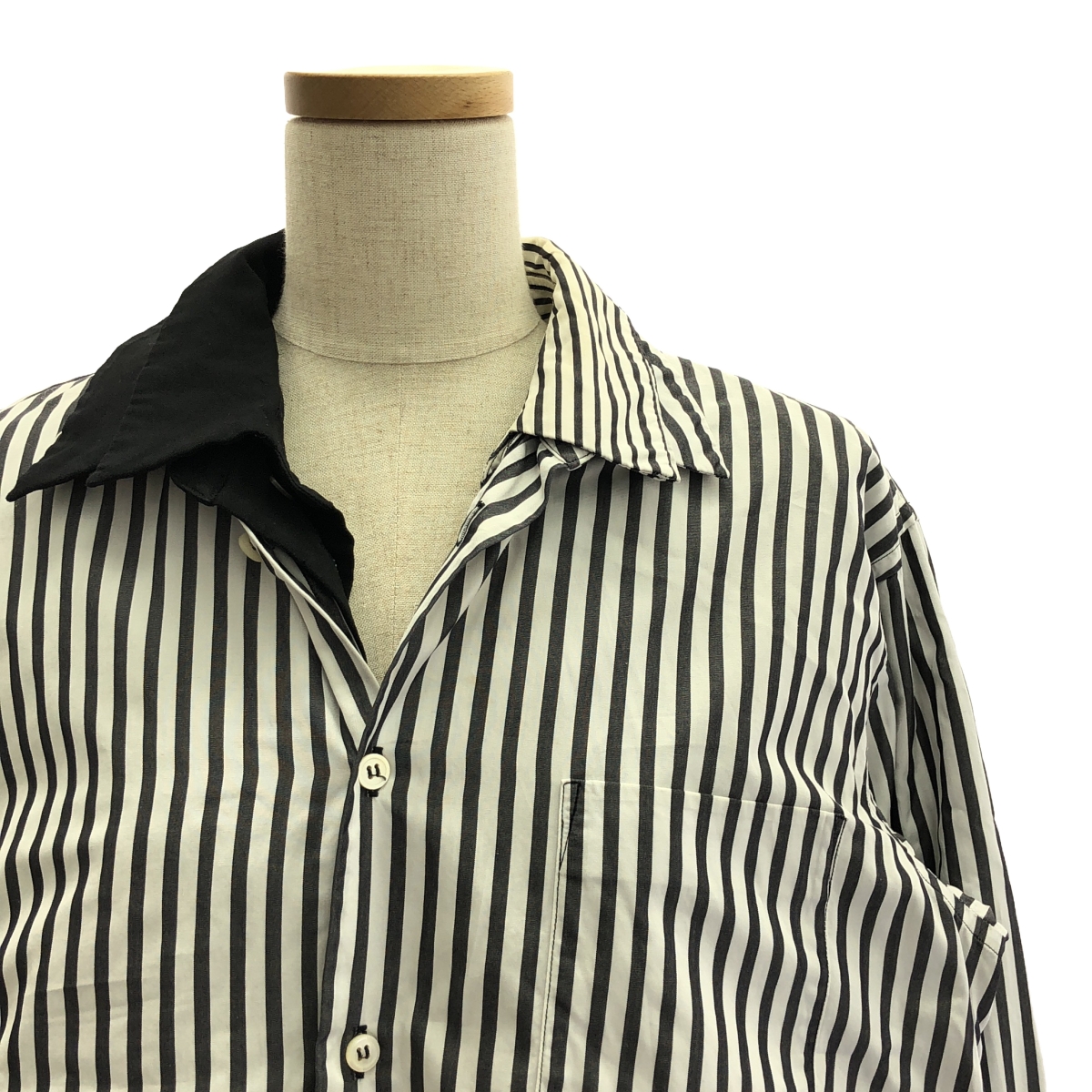 COMME des GARCONS / コムデギャルソン | 2011SS | 多重人格 ストライプ ロングブラウス | S | レディース