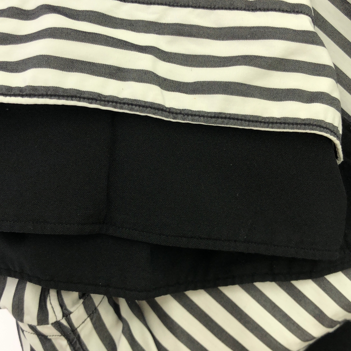 COMME des GARCONS / コムデギャルソン | 2011SS | 多重人格 ストライプ ロングブラウス | S | レディース