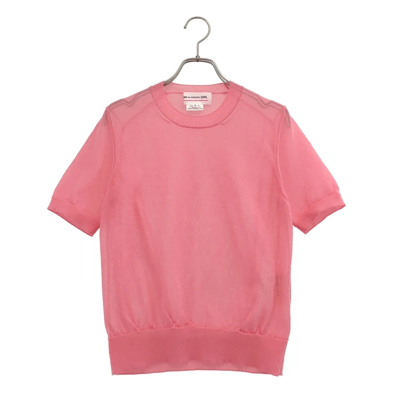 COMME des GARCONS GIRL / コムデギャルソンガール | 2020SS | ナイロン ラメ 半袖ニット | S | レディース
