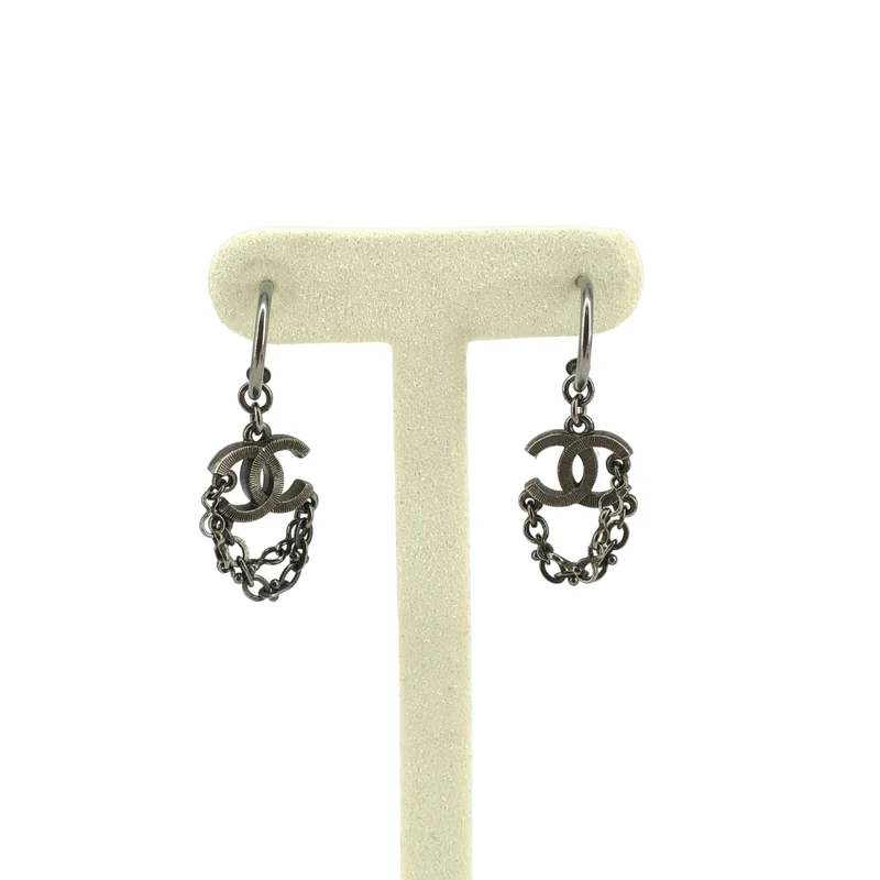 CHANEL / シャネル | ココマーク チェーン ピアス |