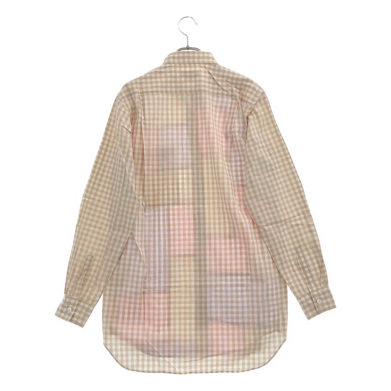 COMME des GARCONS HOMME PLUS / コムデギャルソンオムプリュス | 製品洗い加工 チェック パッチワークシャツ | XS | メンズ