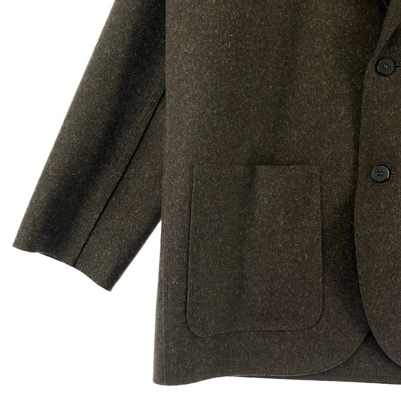 cale / カル | wool felt jacket  / ウール スーパーカンバックラムフェルト ジャケット | 3 | メンズ