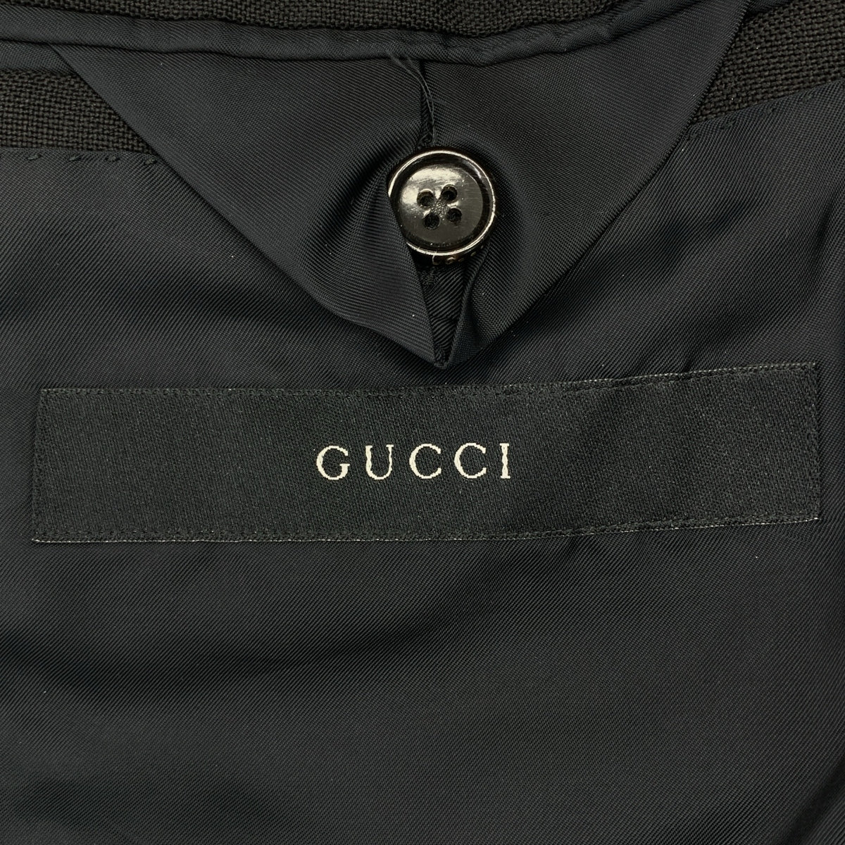 GUCCI / グッチ | トムフォード期 ウール ピークドラペル ジャケット