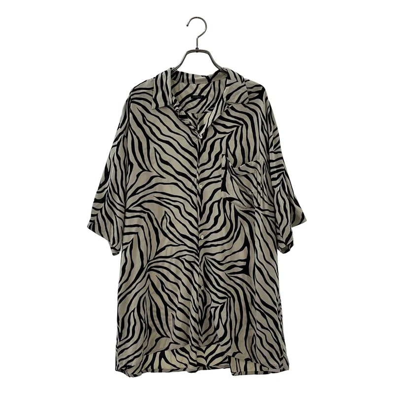COMOLI / コモリ | 2026SS | ZEBRA オープンカラーシャツ_半袖 D01-02013 | 2 | メンズ