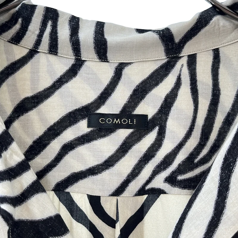 COMOLI / コモリ | 2026SS | ZEBRA オープンカラーシャツ_半袖 D01-02013 | 2 | メンズ