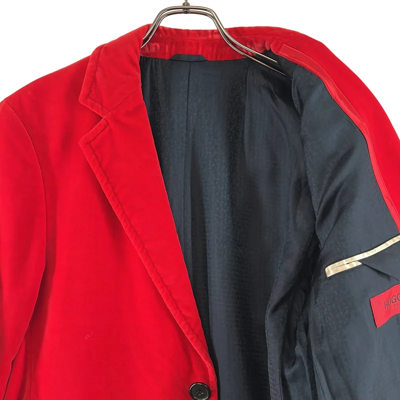 HUGO BOSS / ヒューゴボス | ベロア チェスターコート | 46 | メンズ
