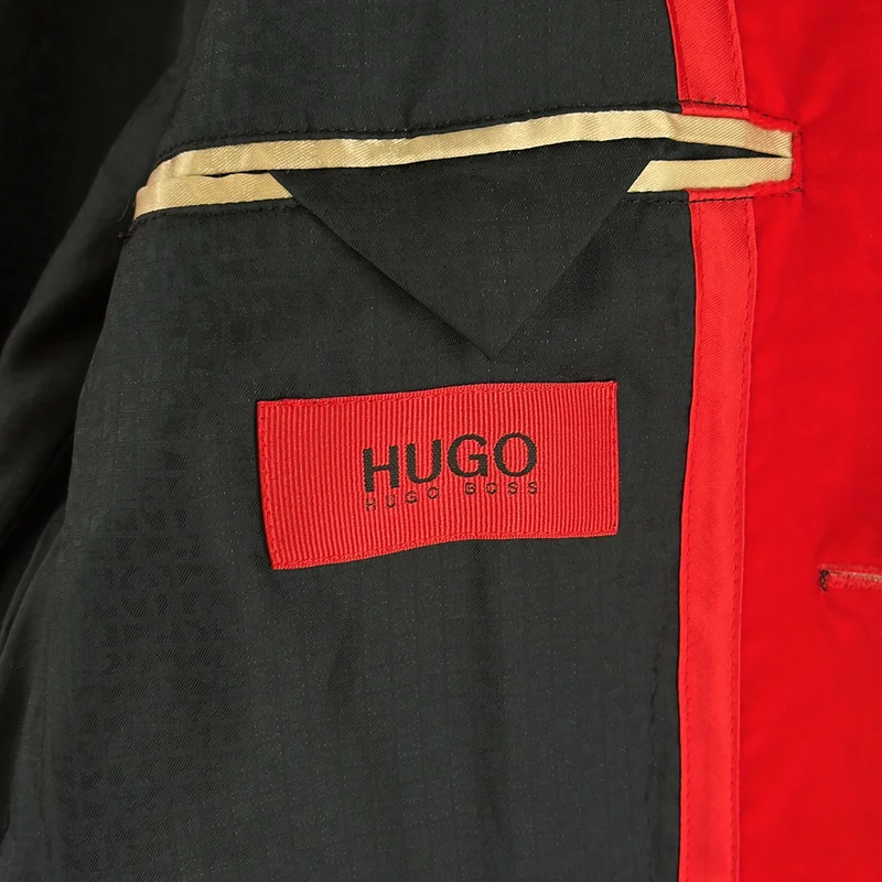 HUGO BOSS / ヒューゴボス | ベロア チェスターコート | 46 | メンズ