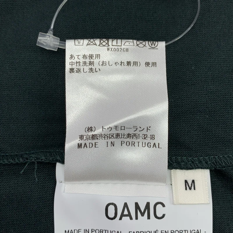 OAMC / オーエーエムシー | 異素材切替 ジップ Tシャツ | M | メンズ
