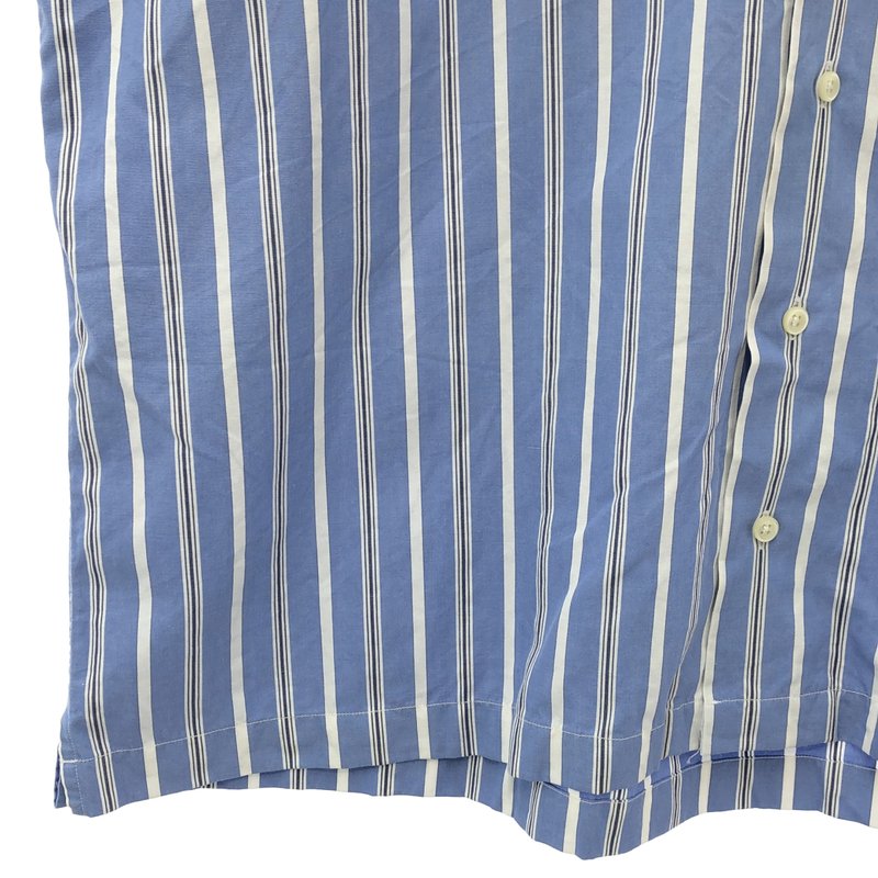 POLO BY RALPH LAUREN / ポロバイラルフローレン | 1990s | ヴィンテージ / CALDWELL コットン ストライプ オープンカラー 半袖シャツ | XL | メンズ