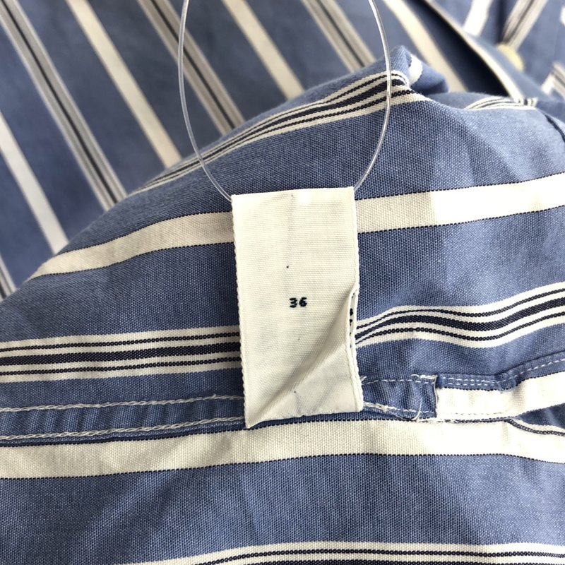 POLO BY RALPH LAUREN / ポロバイラルフローレン | 1990s | ヴィンテージ / CALDWELL コットン ストライプ オープンカラー 半袖シャツ | XL | メンズ