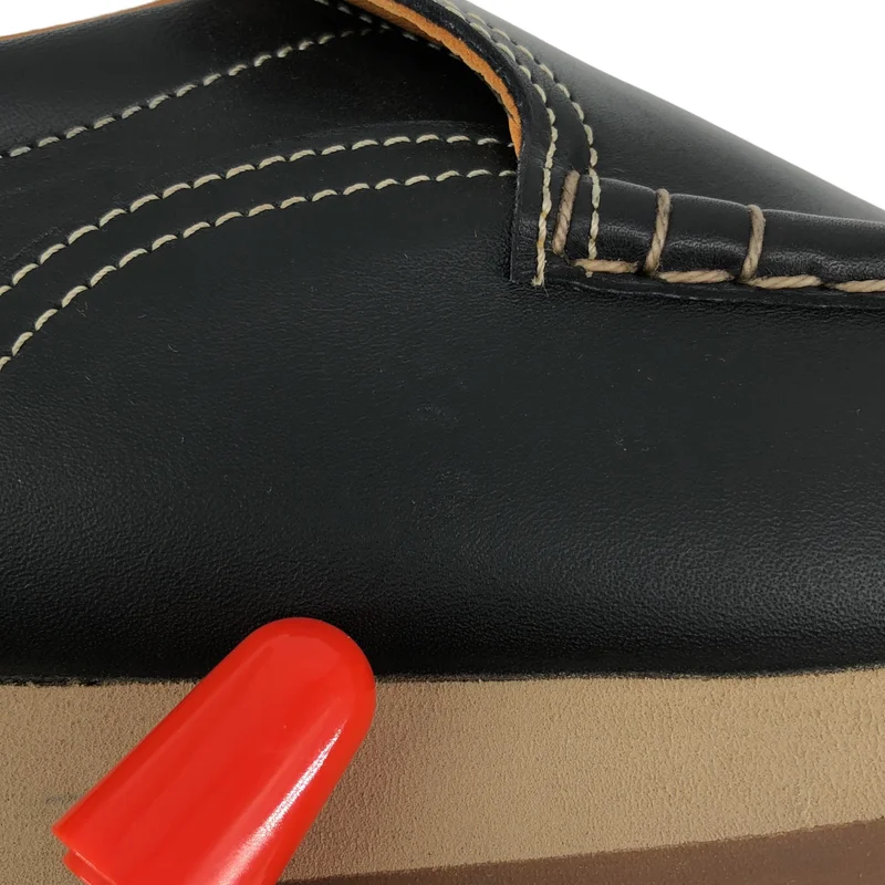 HERMES / エルメス | ターボ レザースリッポン スニーカー | 37 | レディース