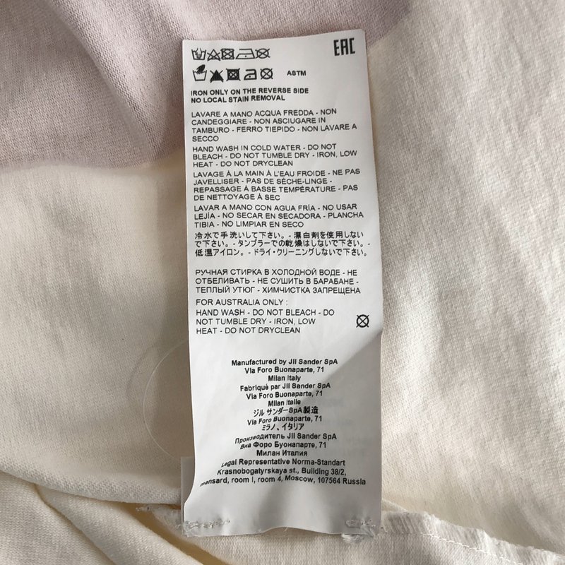 JIL SANDER / ジルサンダー | THE SUN ALWAYS RISES Tシャツ | M | メンズ