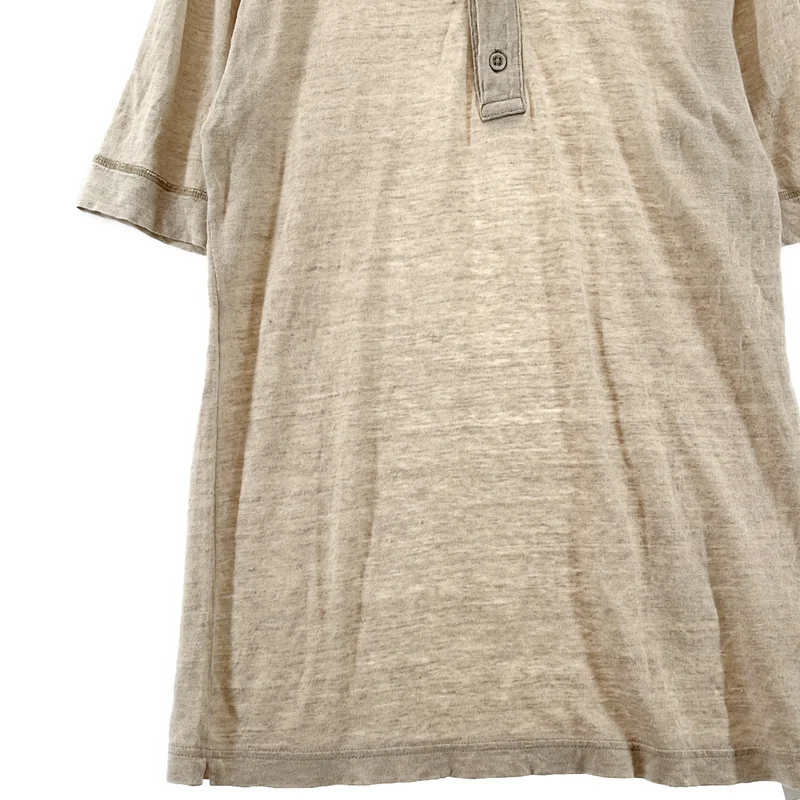 45r / フォーティファイブアール | リネン ヘンリーネック Tシャツ カットソー | 3 | レディース