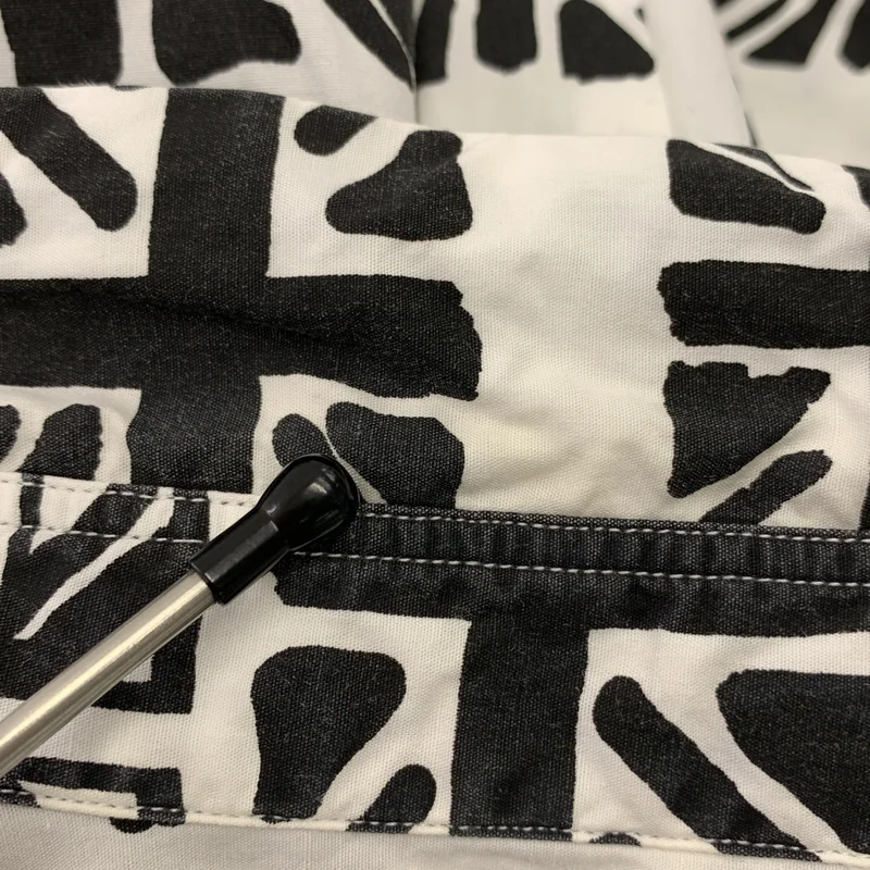 BLACK COMME des GARCONS / ブラックコムデギャルソン | 2013SS | コットン 総柄 アシンメトリー ユニオンジャック シャツ | XS | メンズ