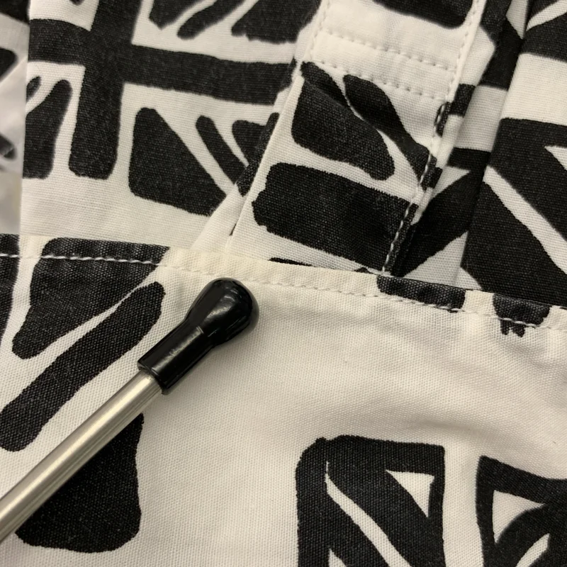 BLACK COMME des GARCONS / ブラックコムデギャルソン | 2013SS | コットン 総柄 アシンメトリー ユニオンジャック シャツ | XS | メンズ
