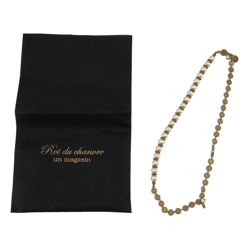 Roi du chanvre / ロアドゥシャンブル | コットンパール チェーンネックレス |