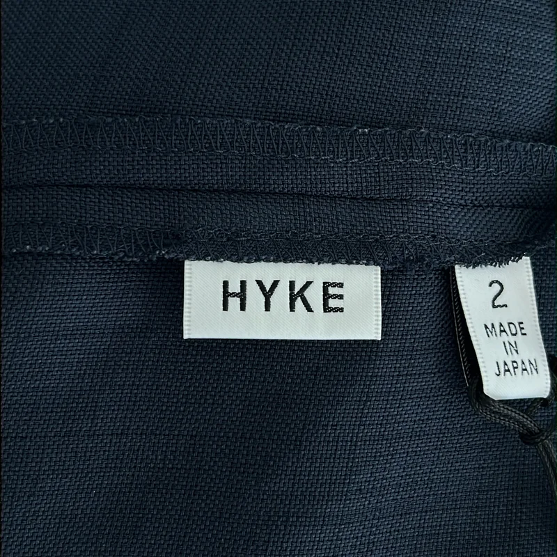 HYKE / ハイク | 2021SS | SHARK SKIN SHIRRED TOP / シャークスキン シアートップ 半袖ブラウス | 2 | レディース