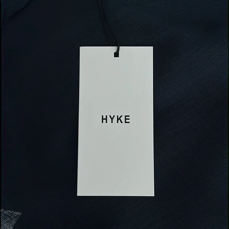 HYKE / ハイク | 2021SS | SHARK SKIN SHIRRED TOP / シャークスキン シアートップ 半袖ブラウス | 2 | レディース