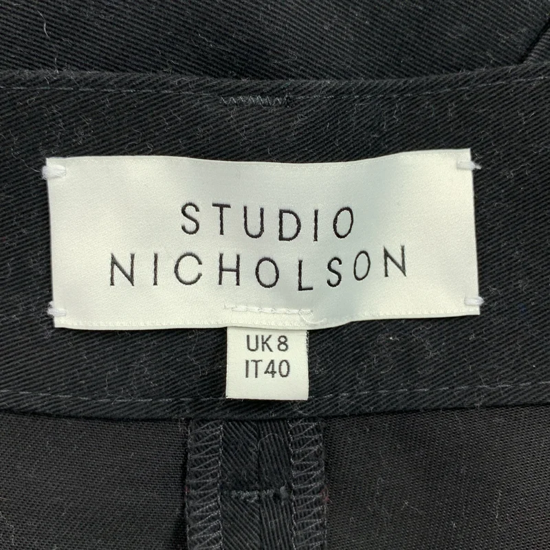 Studio Nicholson / スタジオニコルソン | CHALCO LIGHT COTTON TWILL ワイドパンツ | UK8 | レディース