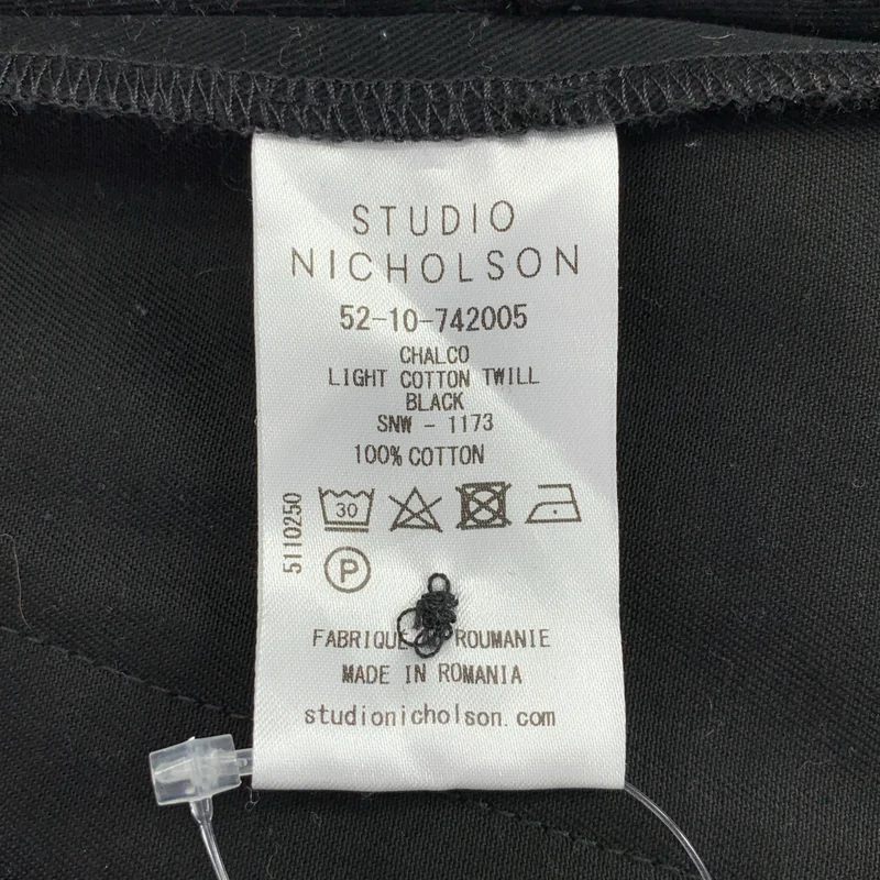 Studio Nicholson / スタジオニコルソン | CHALCO LIGHT COTTON TWILL ワイドパンツ | UK8 | レディース
