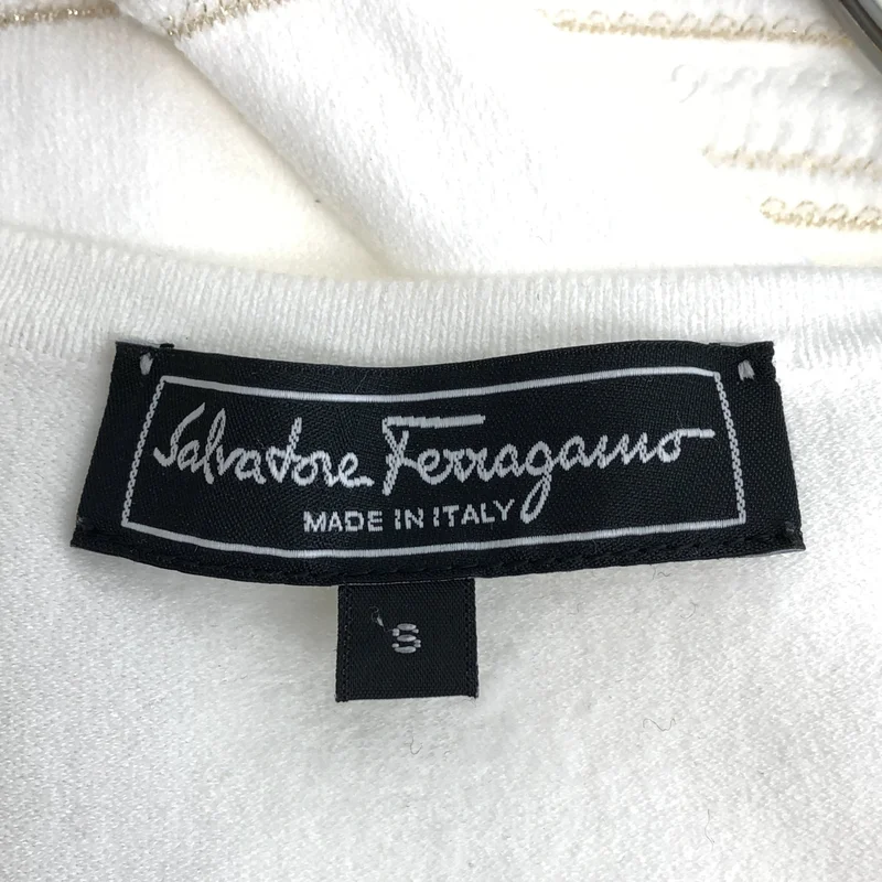 Salvatore Ferragamo / サルヴァトーレフェラガモ | ガンチーニ クルーネック カーディガン | S | レディース