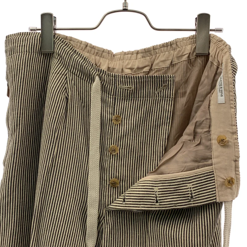 MAATEE&SONS / マーティー&サンズ | HICKORY MILITARY EASY PANTS / ドローストリング ヒッコリーミリタリーイージーパンツ | 1 | メンズ