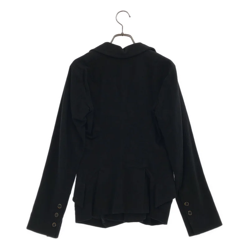 Vivienne Westwood ANGLOMANIA / ヴィヴィアンウエストウッドアングロマニア | コットン ギャザー テーラードジャケット | 38 | レディース