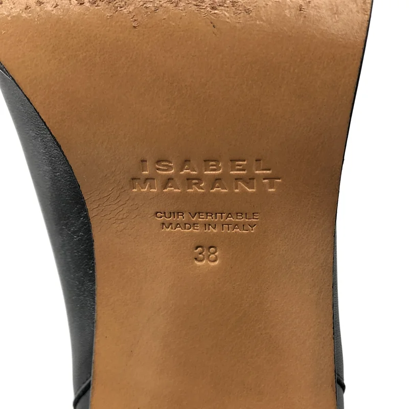 ISABEL MARANT / イザベルマラン | レザー サイドゴア ヒールブーツ | 38 | レディース