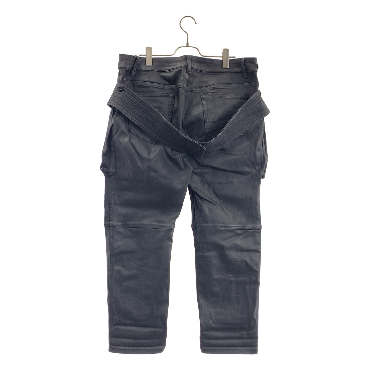 DRKSHDW / ダークシャドウ | EASY CREATCH CUT PANTS コーティングデニム ストレッチ パンツ | 36 | ブラック | メンズ パンツ DRKSHDW / ダークシャドウ | EASY CREATCH CUT PANTS