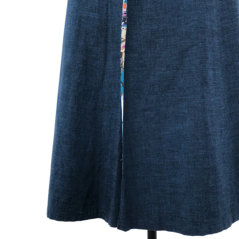 renacnatta / レナクッタ | リバーシブル フラワープリント プリーツラップスカート |