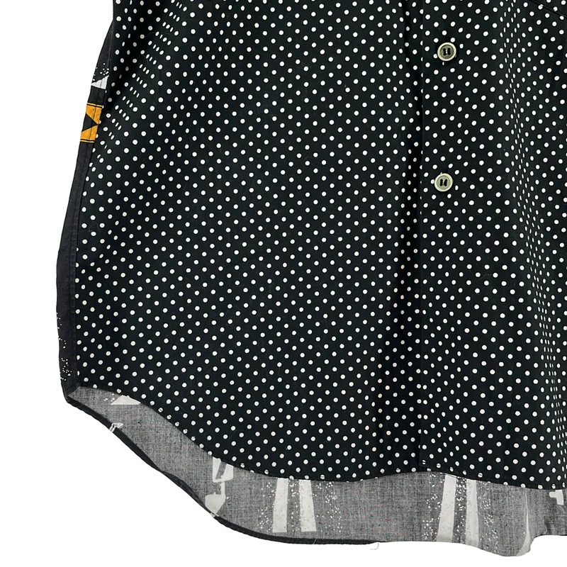 BLACK COMME des GARCONS / ブラックコムデギャルソン | 2020SS | コットン 総柄 レギュラーカラー シャツ | S | メンズ