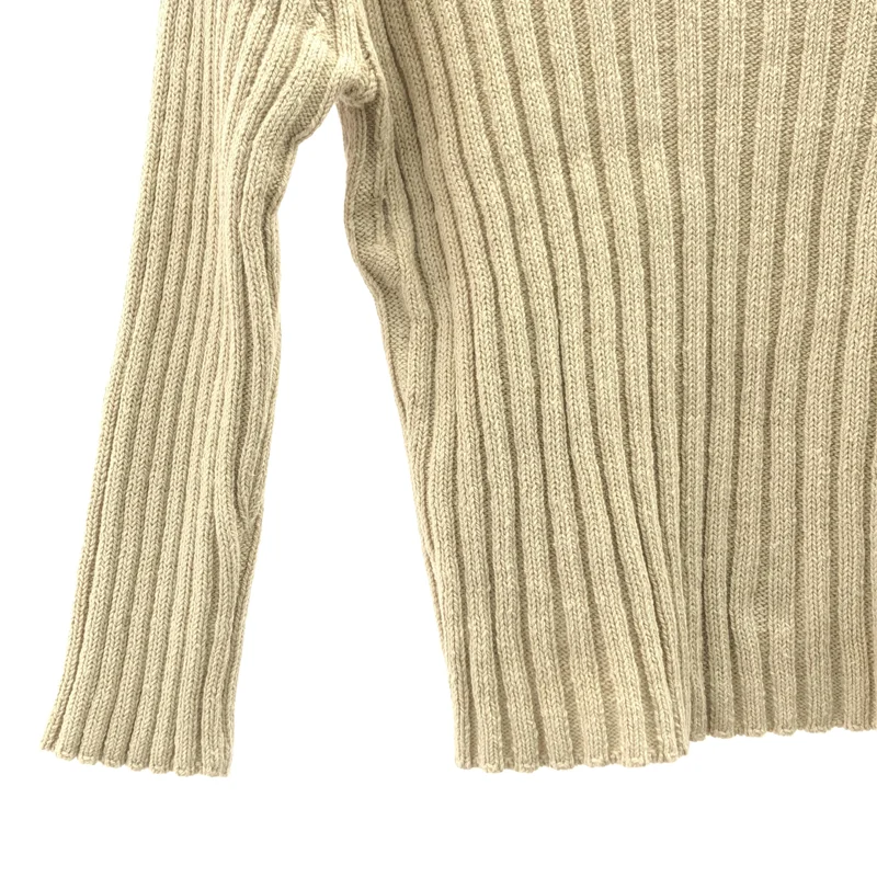 THE SHISHIKUI / シシクイ | コットン ロングスリーブ リブ ニット | F | レディース