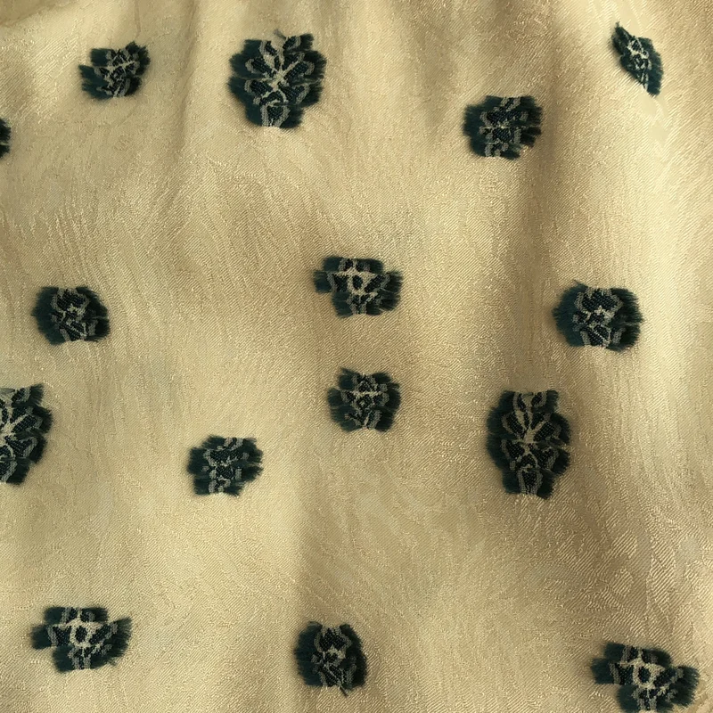 muller of yoshiokubo / ミュラーオブヨシオクボ | BUD GATHER DRESS ジャガード ワンピース | 36 | レディース