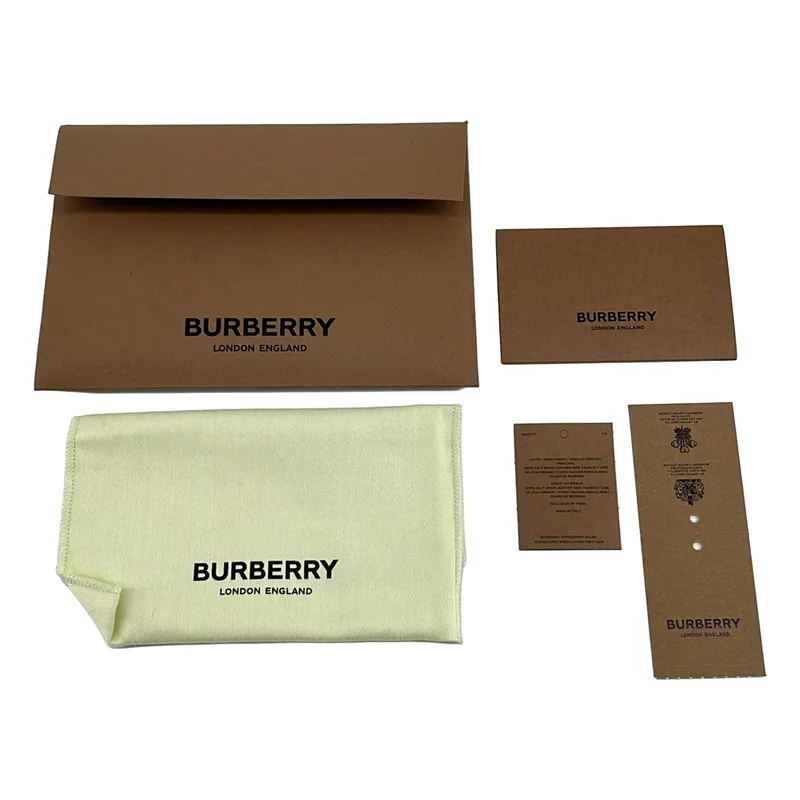 Burberry / バーバリー | レザー TBロゴ カードケース |