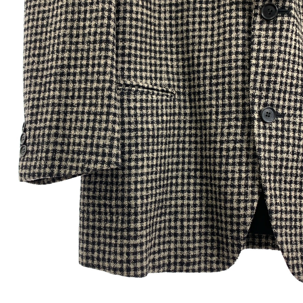 ISSEY MIYAKE / イッセイミヤケ | 1980s 筆タグ チェック テーラード