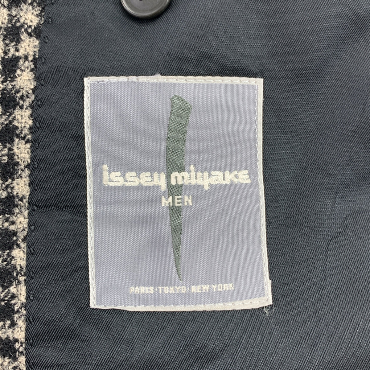 ISSEY MIYAKE / イッセイミヤケ | 1980s 筆タグ チェック テーラード