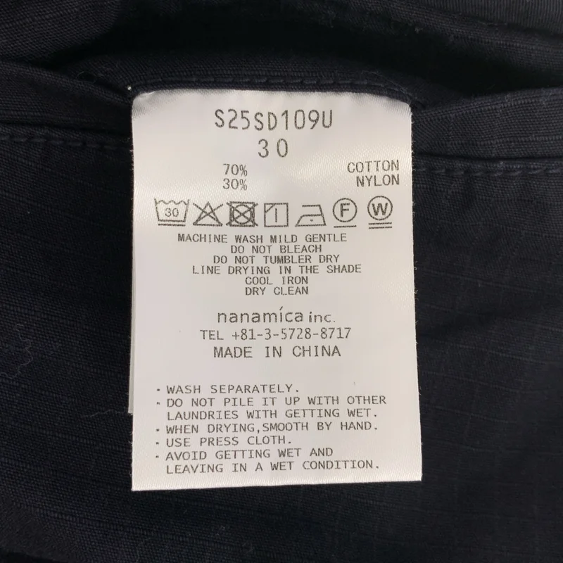 nanamica / ナナミカ | 2026SS | Cargo Shorts / コットン リップストップ カーゴショーツ | 30 | メンズ