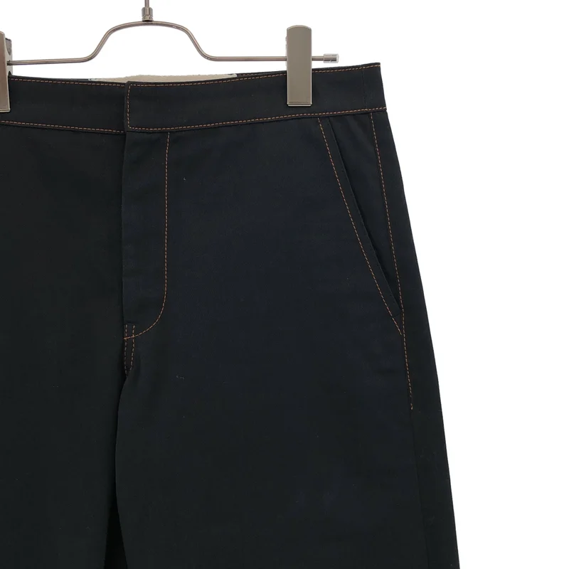 JIL SANDER+ / ジルサンダープラス | コットン 裾テープリボン パンツ | 26 | レディース