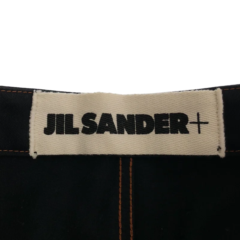 JIL SANDER+ / ジルサンダープラス | コットン 裾テープリボン パンツ | 26 | レディース
