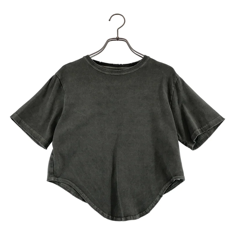 AMERI / アメリ | VINTAGE LIKE PIGMENT TEE ダメージ加工 カットソー | M | レディース