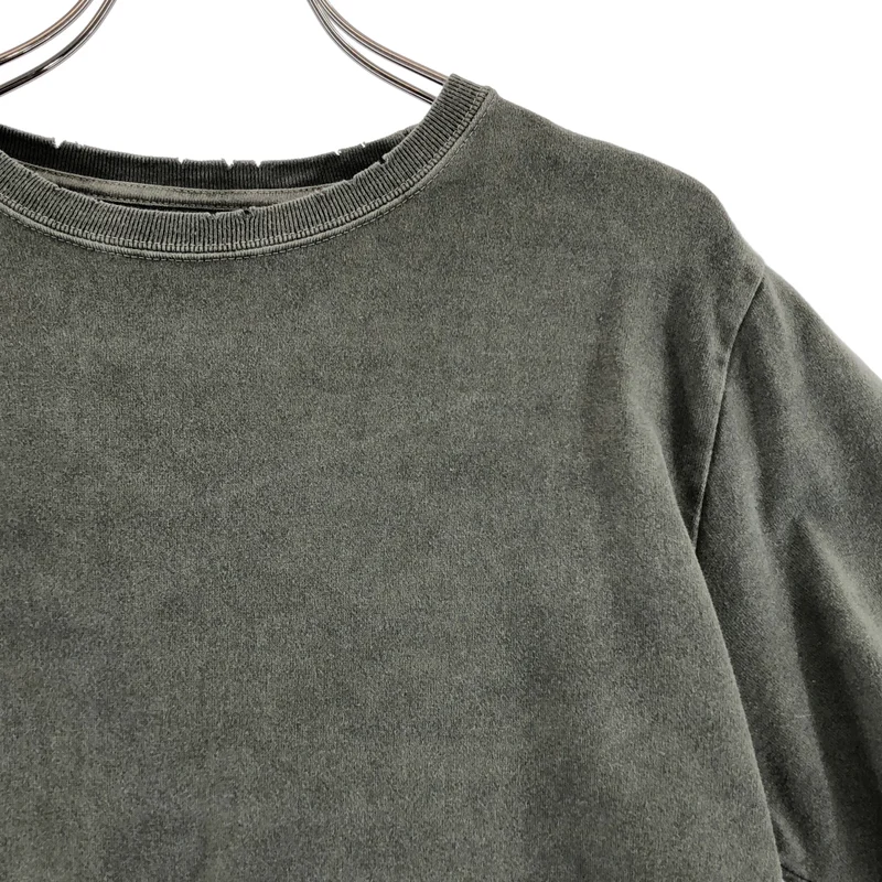 AMERI / アメリ | VINTAGE LIKE PIGMENT TEE ダメージ加工 カットソー | M | レディース