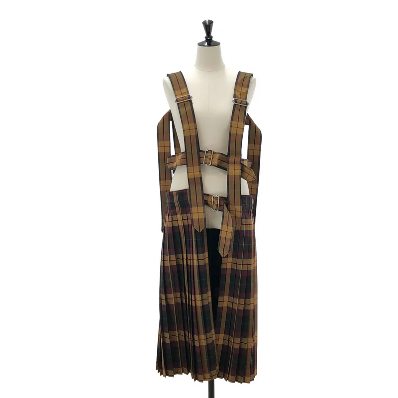 KIDILL / キディル | 2022SS | Harness Pleats Skirt / ハーネス プリーツスカート KL604 | F | レディース