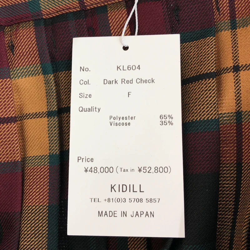 KIDILL / キディル | 2022SS | Harness Pleats Skirt / ハーネス プリーツスカート KL604 | F | レディース