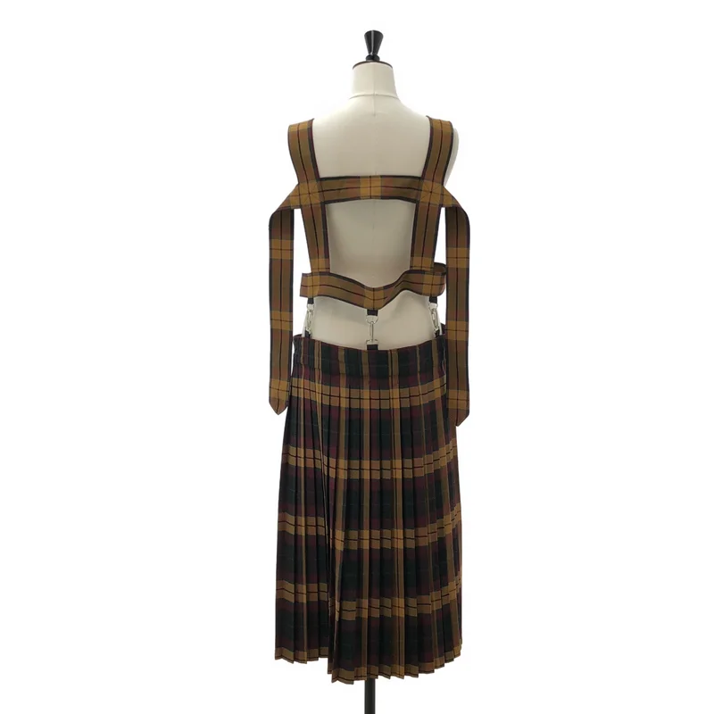 KIDILL / キディル | 2022SS | Harness Pleats Skirt / ハーネス プリーツスカート KL604 | F | レディース