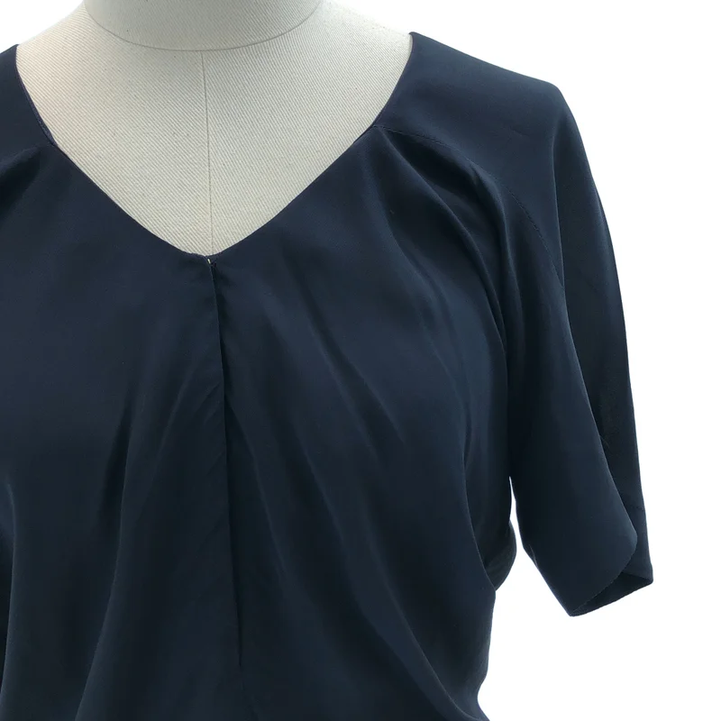 BALENCIAGA / バレンシアガ | 2004SS | ヘンリーネック 半袖 シアーブラウス | 38 | レディース